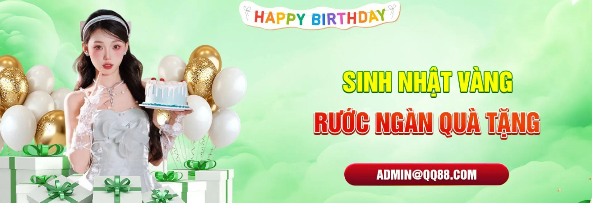 QQ88 mừng sinh nhật thưởng ngàn quà tặng